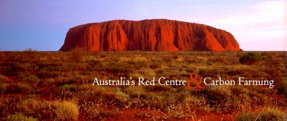 Big red canvas to draw carbon farming on Henbury Station